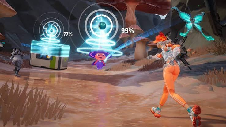Fortnite cheats loot ESP with item distance and rarity highlights
